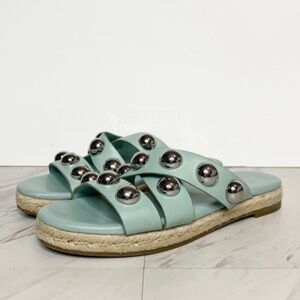 New! Marc Fisher Prisca Ball Studded Sandal 6 1/2 M